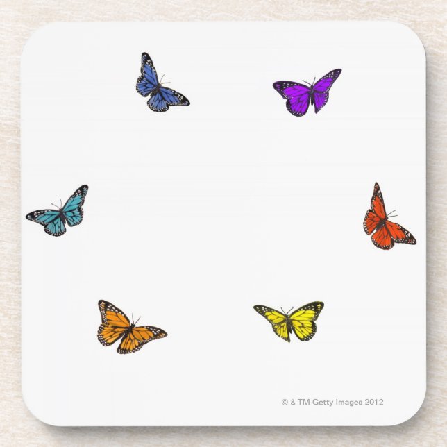 Posavasos Mariposas del vuelo (Frente)