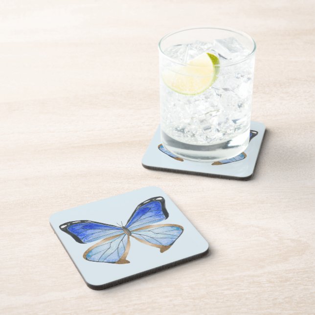 Posavasos Mariposas en un conjunto de escayas (B) (Lado Derecho)