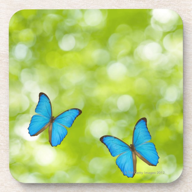 Posavasos Mariposas que vuelan, compuesto de Digitaces (Frente)