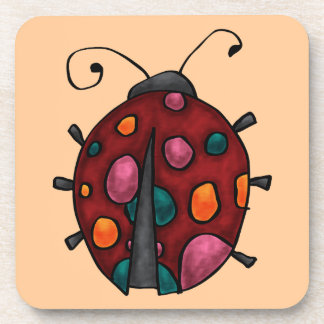 Posavasos Mariquita de dibujos animados linda