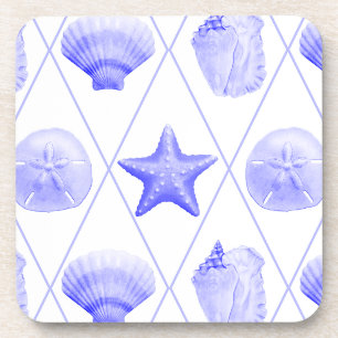 Posavasos Mariscos de la Costa Azul de la Marina Starfish