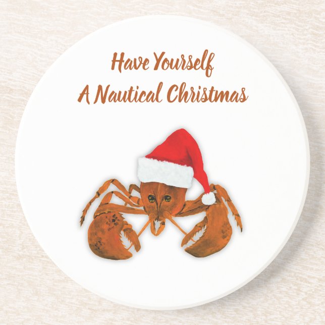 Posavasos Maritime Santa Lobster (Frente)