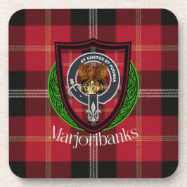 Posavasos Marjoribanks Scottish Clan Tartan & Crest