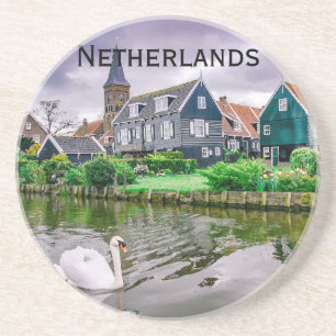 Posavasos Marken, aldea holandesa, Países Bajos