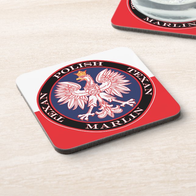 Posavasos Marlin Round Polish Texan (Lado Izquierdo)