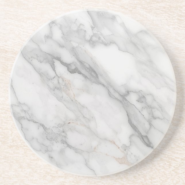 Posavasos Mármol Blanco  (Frente)