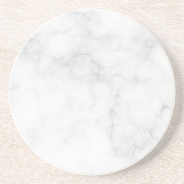 Posavasos Mármol Blanco Moderno (Frente)
