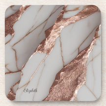 Mármol con brillo de cobre de moda