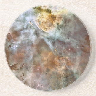Posavasos Mármol en colores pastel en la nebulosa de Carina
