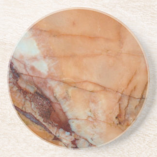 Posavasos Mármol rojo y blanco naranja