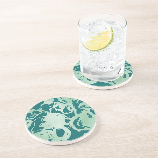 Posavasos Mármol verde (Lado)