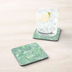 Posavasos Mármol Verde Monocromo