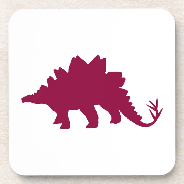 Posavasos Maroon Dinosaur (Frente)