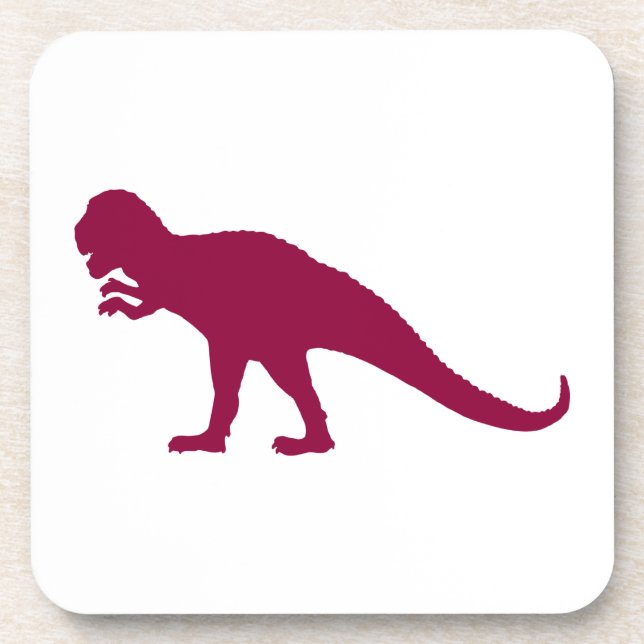 Posavasos Maroon Dinosaur (Frente)