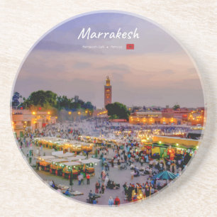 Posavasos Marrakech, Marruecos - Plaza Jemaa el Fnaa