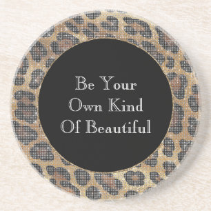 Posavasos Marrón de leopardo
