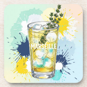 Posavasos Marsella, Francia, por Natasha Us