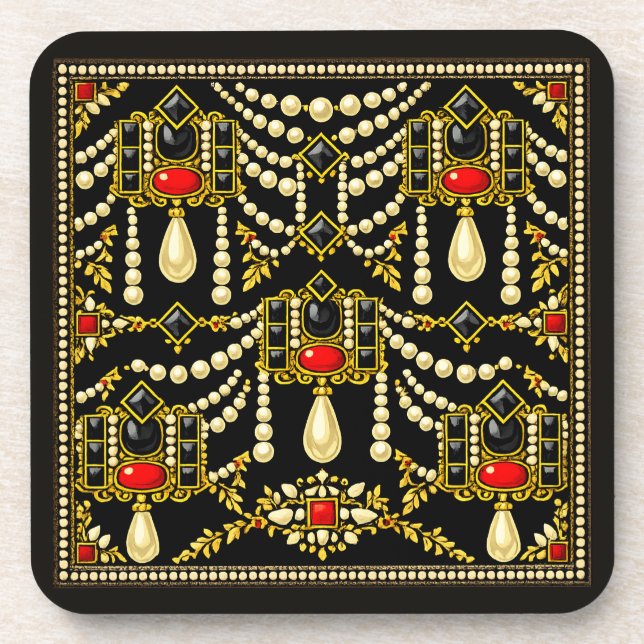 Posavasos Mary Queen of Scots Jewells Inspired Design  (Frente)