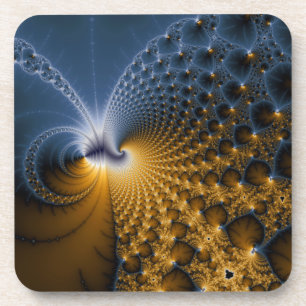 Posavasos Más adelante - Arte Fractal