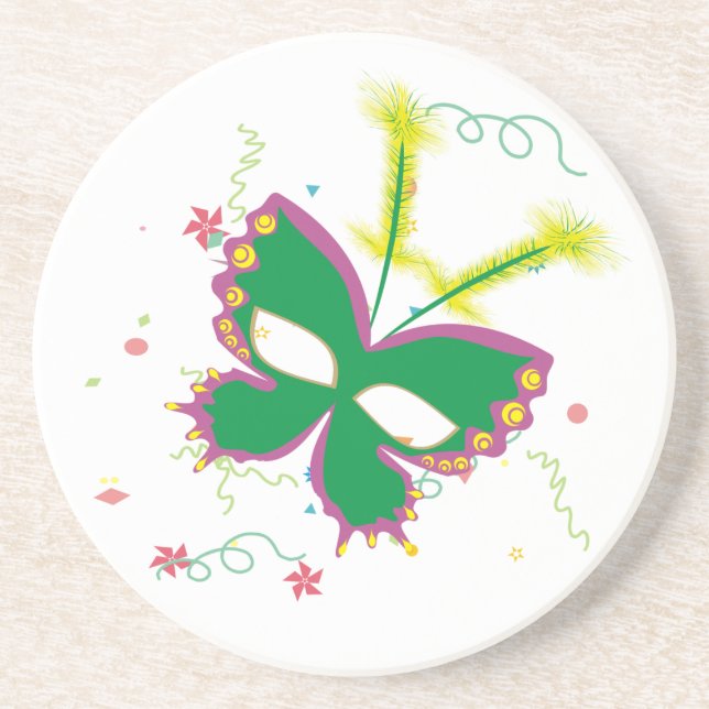 Posavasos Máscara del carnaval (Frente)