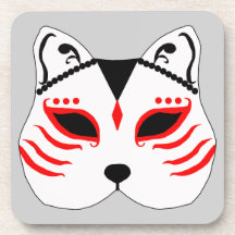 Máscara japonesa del gato