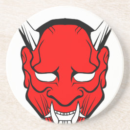 Posavasos Máscara Roja Japonesa Hannya