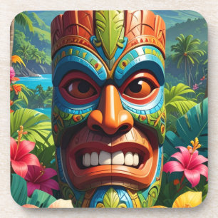 Posavasos Máscara Tiki