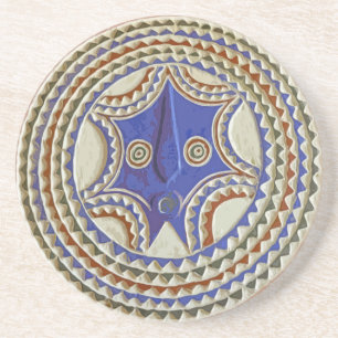 Posavasos Máscara tribal africana