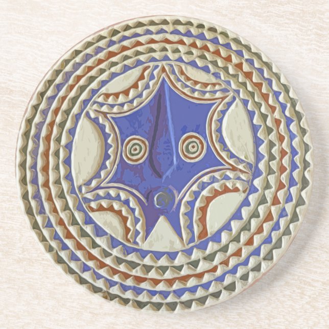 Posavasos Máscara tribal africana (Frente)