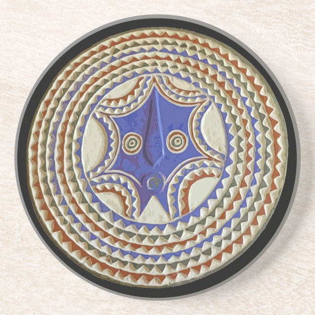 Posavasos Máscara tribal africana (Frente)