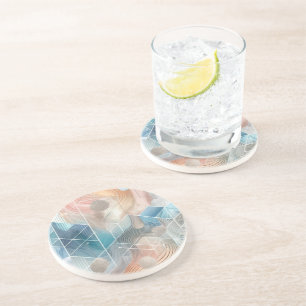 Posavasos Máscaras de abstracto geométrico - Diseño moderno
