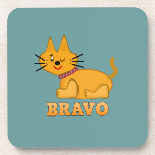 Posavasos Mascota animal del gato del tigre del perro valien