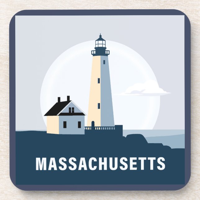 Posavasos Massachusetts (Estados Unidos de América) (Frente)