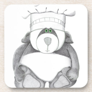 Posavasos Máster con imagen de oso panda