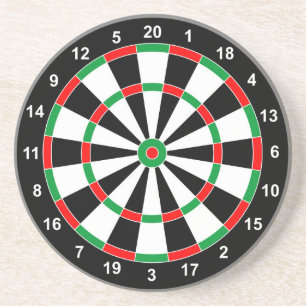 Posavasos Master Darts Board Basic Round Target Juego clásic