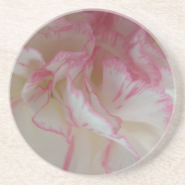 Posavasos Máster de carnación blanca y rosa (Frente)