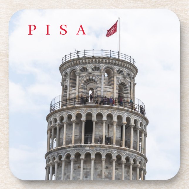 Posavasos Máster de la Torre Inclinada de Pisa (Frente)