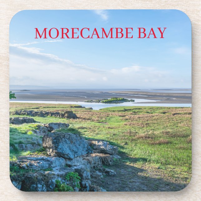 Posavasos Máster de la vista de Morecambe Bay (Frente)