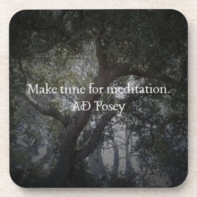 Posavasos Máster de meditación (Frente)