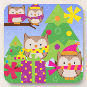 Posavasos Máster de Navidades de Bechuzas de Merry