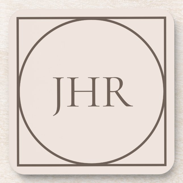 Posavasos Máster de plástico personalizado (Frente)