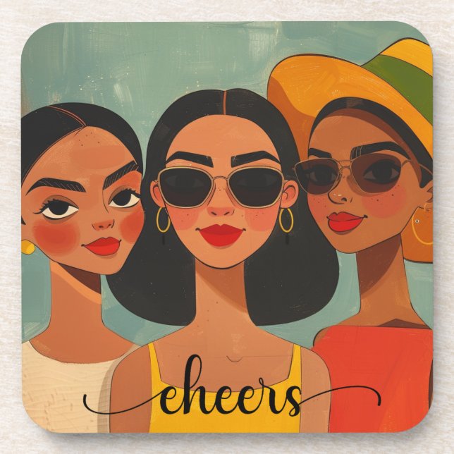 Posavasos Máster en "tiempo de Fiesta por KAB" (Frente)