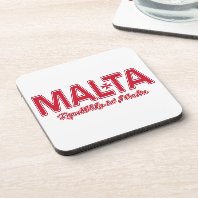 Posavasos Máster personalizado MALTA (Lado Izquierdo)