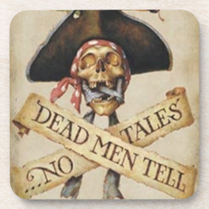 Posavasos Máster pirata muerto