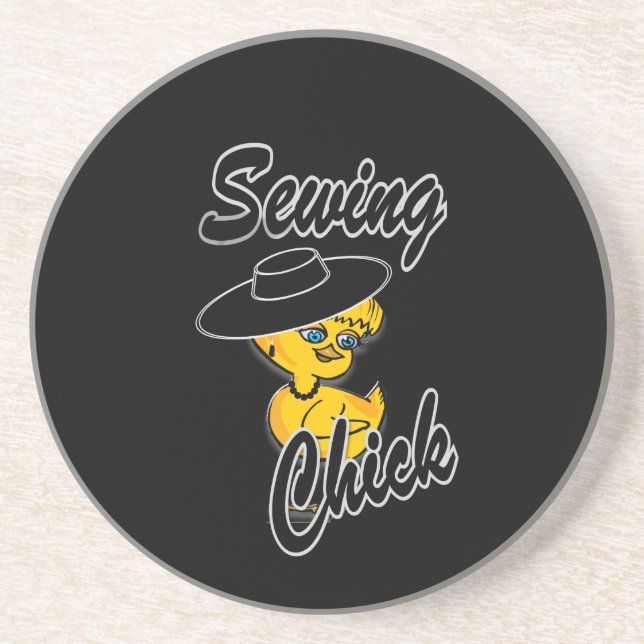 Posavasos Masticando el pollo #4 (Frente)