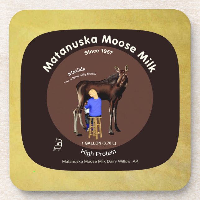 Posavasos Matanuska Moose Milk (Frente)