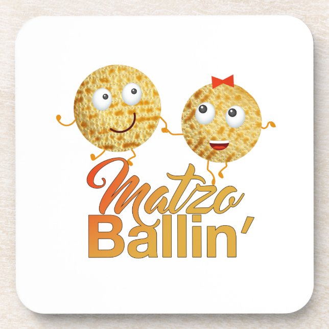 Posavasos Matzo Ballin'. Pascua, Pesach Seder (Frente)