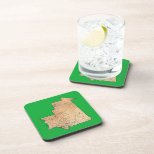 Posavasos Mauritania Map Coaster