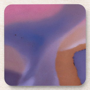 Posavasos “Mauve Mirage Flow” – Abstracto Rosa Azul Meloco