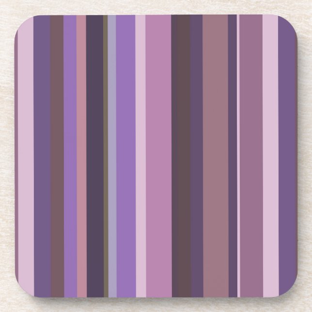 Posavasos Mauve vertical stripes (Frente)